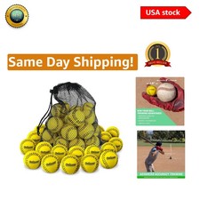 50 Mini Foam Baseballs - Ideal for Pitching Machines and Indoor Training