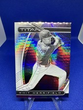 2021 Panini Chronicles 25 Titan Pulsar Prizm Whit Merrifield #/299 Royals