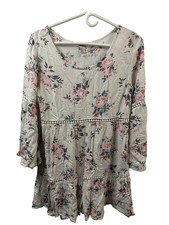Nwt Forever 21 Women's Floral Dress Multi Colored Short Size M Boho