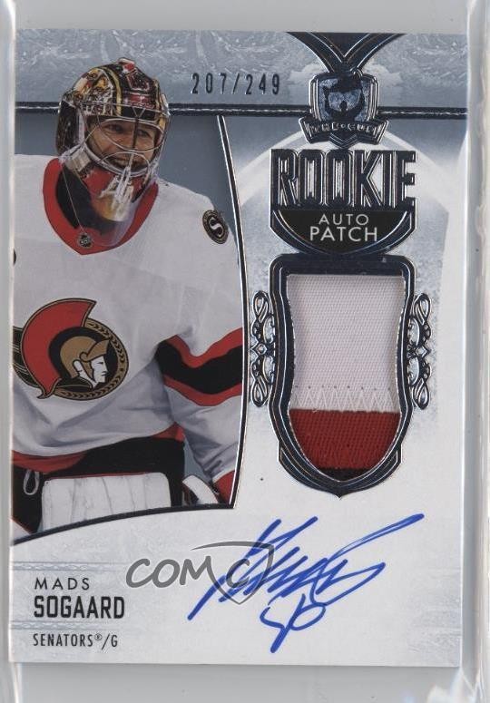 2022 Upper Deck The Cup 207/249 Mads Sogaard #112 RPA Rookie Patch Auto RC 0rs6