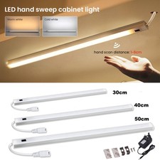 LED Hand Motion Sensor Kitchen Cupboard Strip Light Cabinet Closet Lighting UK