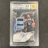 2019-20 Panini Spectra Wave #191 Ja Morant Beckett 8.5 Autograph/Jersey (RC) 