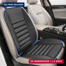Car Seat Cushion with Back Support Pillow, 1.2'' Memory Foam, Black