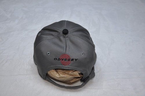 Callaway Hat Cap Strap Back Mens Gray Golf X Hot HEX Black Tour Odyssey Logo - Picture 3 of 7