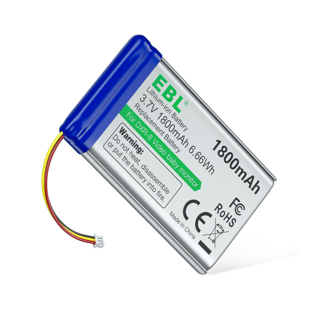 1800mAh Sp803048 Replacement Battery for Infant Optics DXR8 Video Baby