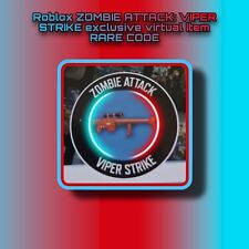 NERF Roblox Zombie Attack: Viper Strike Sniper-Inspired Blaster with Scope,  Code for Exclusive Virtual Item