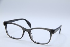 NEW ALEXANDER MCQUEEN AM 0149O 001 CLEAR GREY AUTHENTIC EYEGLASSES FRAME 52-19