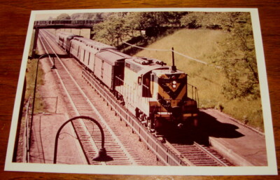 William Eley Fotograf Foto Zug Eisenbahn RR Lok 1954 CNW 1636