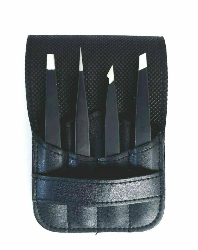 Professional Eyebrow Tweezers Plucker Puller Hair Remover Slanted Pointed Tip    - image 2 of 4