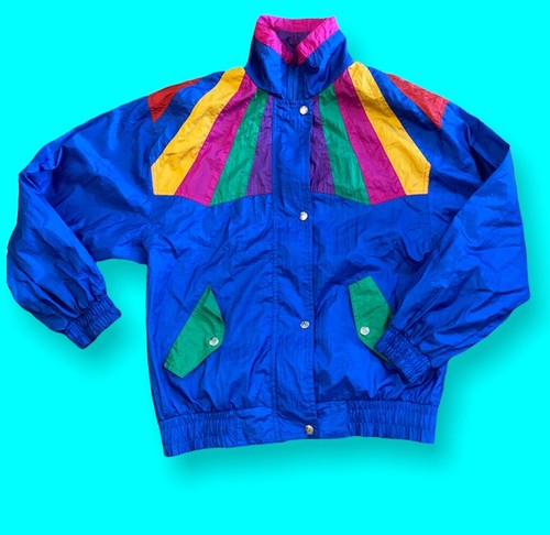 Neon Windbreaker Jacket | eBay