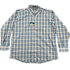 Vtg Towncraft Shirt Men Xl Plaid long sleeve with Original tags button down