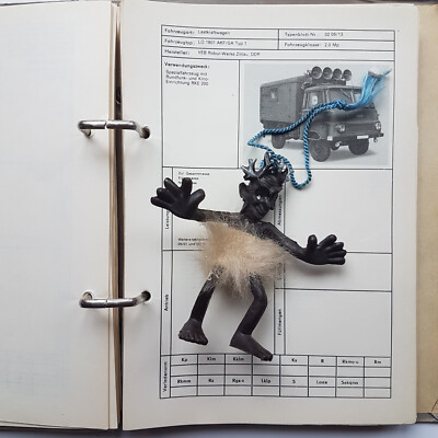 54 GDR NVA MdI VP type sheet data sheet truck Robur LO 1801 AKF GA type I radio