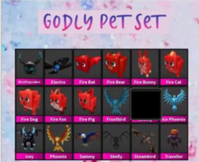 Roblox Murder Mystery 2 [Mm2] Godly Pet Set! (Read Description)