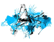 Abstract Art Title: Anticipation Blues