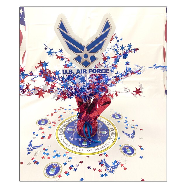 US Air Force Party Supplies BLUE WINGS CENTERPIECE DECORATING KIT eBay