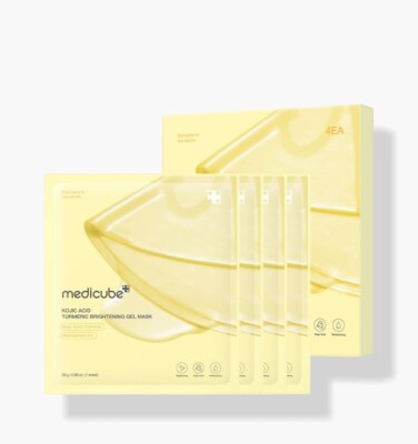 MEDICUBE Kojic Acid Turmeric Brightening Gel Mask 28g x 4ea
