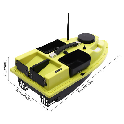 500M Kabellos Futterboot Mit GPS Köderboot Baitboat Fischerköder LED Fischfinder