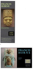 1993 AMERICAN INDIAN / FRANCES HORNE EXHIBIT PRINT ADS, CEDAR , 2  GALLERY ADS