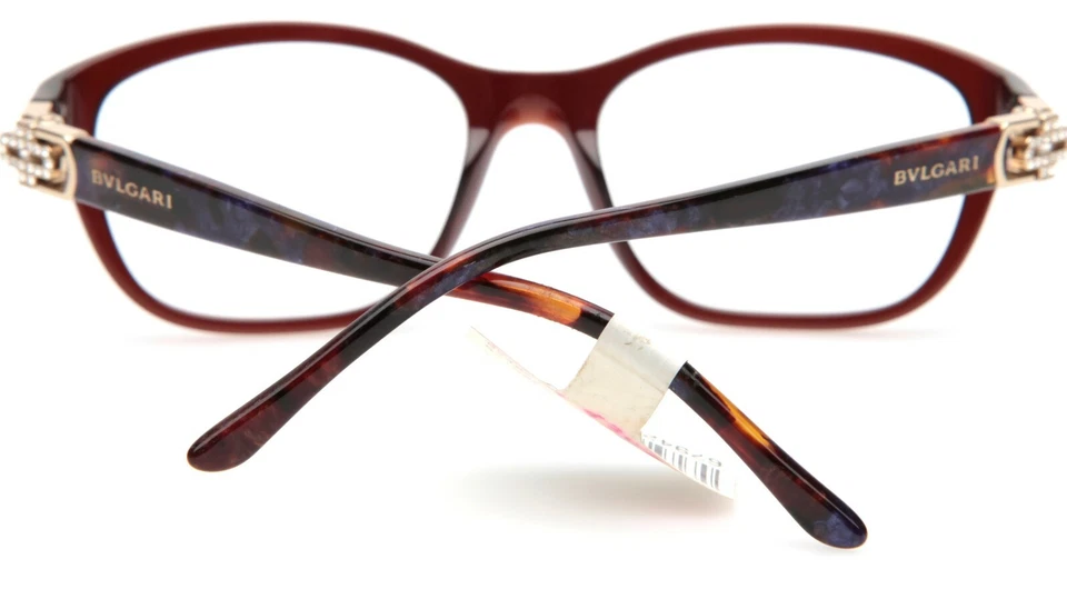 BVLGARI 4062-B 5171 MARCO GAFAS MARRÓN 52-17-130 B37 Italia Foto 4 de 4