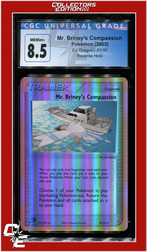 EX Dragon 87 Mr. Briney's Compassion Reverse Holo CGC 8.5
