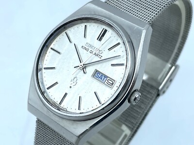 ジャンク SEIKO KING QUARTZ クォーツ腕時計 A2933 ジャンク SEIKO KING QUARTZ クォーツ腕時計 A2933