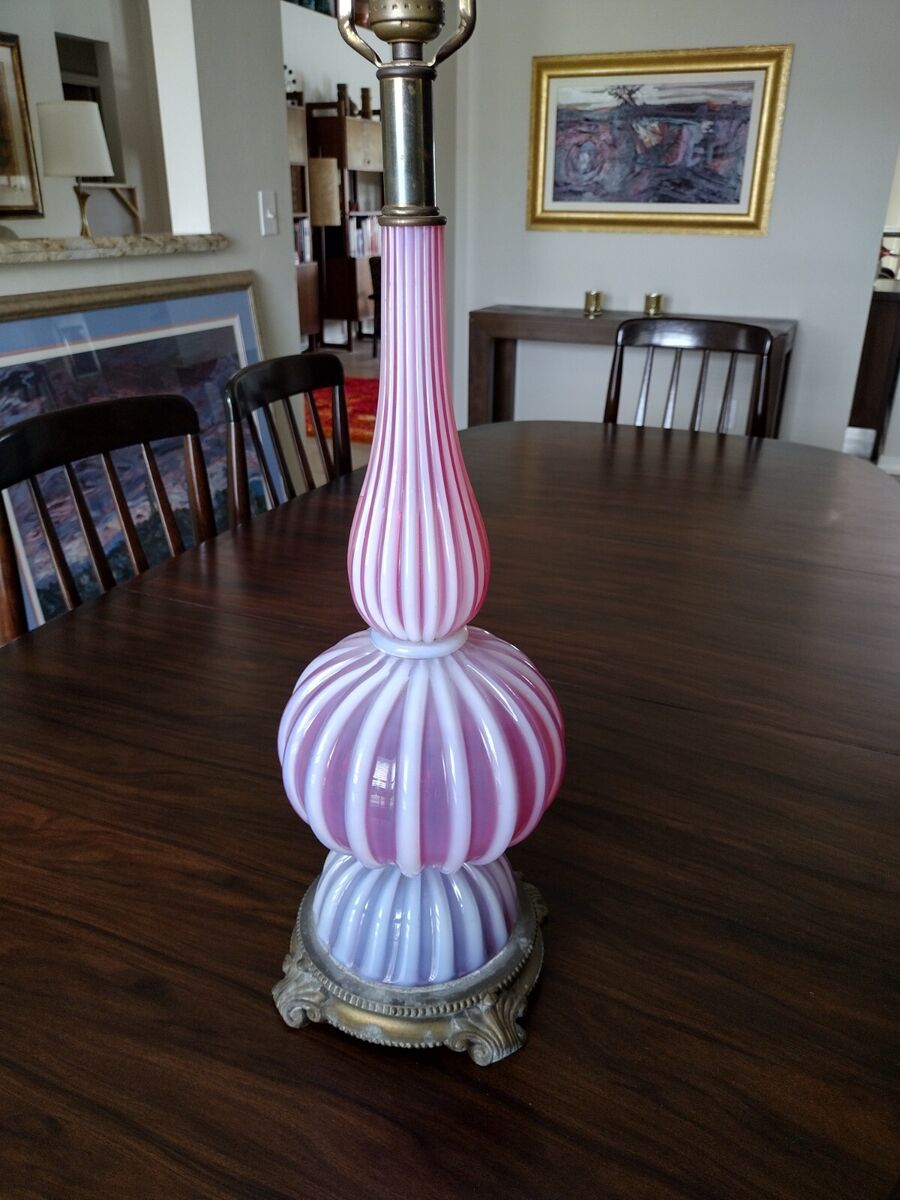 Barovier & Toso MURANO Opalescent Art Glass LAMP 1940-50s | eBay Barovier & Toso MURANO Opalescent Art Glass LAMP 1940-50s | eBay