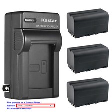 Kastar Battery AC Charger for FEELWORLD FW759 7 INCH SLIM CAMERA FIELD MONITOR