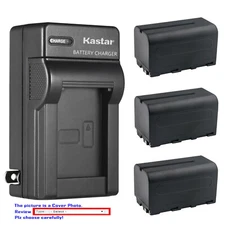 Kastar Battery AC Charger for FEELWORLD FW759 7 INCH SLIM CAMERA FIELD MONITOR