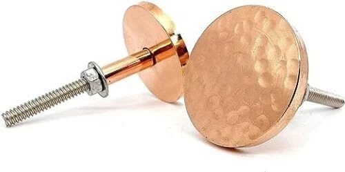 Perillas de cajón hechas a mano sólidas de latón completo tiradores manijas/perillas de tocador cabina Foto 4 de 4