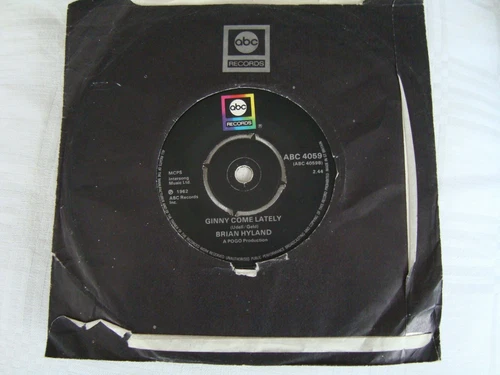 BRIAN HYLAND   Sealed with a Kiss / Ginny come Lately   VINYL 7"  ABC 4059