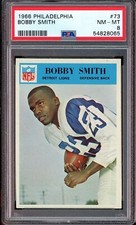 1966 Philadelphia Football #73 Bobby Smith PSA 8