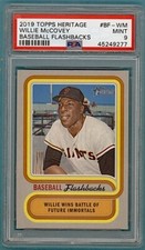 2019 Topps Heritage Willie McCovey Baseball Flashbacks #BF-WM PSA 9! POP 2!