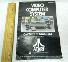 Vintage 1978 Atari Video Computer System Owner's Manual Model CX2600. Sh1