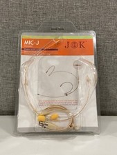 JK MIC-J Earhook Headset Unidirectional Condenser Microphone Compatible T4