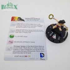 Heroclix Justice League: Trinity War set Wonder Woman 052 Super Rare w/card 