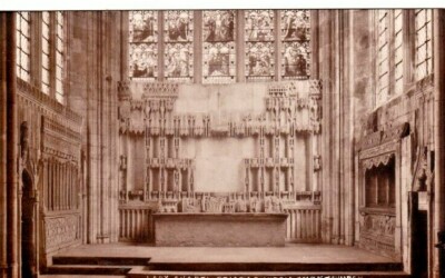 CHRISTCHURCH PRIORY - LADY CHAPEL S/W POSTKARTE