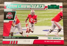 2021 Contenders Trey Sermon Front Row Seats green 39/49