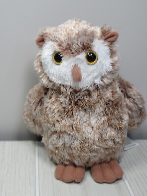 Jakala S.p.a Italy Brown white speckled Plush Owl