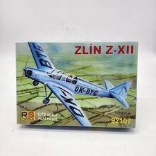 RS Models 92107 - 1:72 Zlin Z-XII Brand New S...