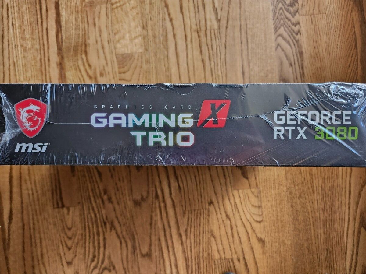 MSI GeForce RTX 3080 GAMING X TRIO 10GB GDDR6X Graphics Card MSI GeForce RTX 3080 GAMING X TRIO 10GB GDDR6X Graphics Card
