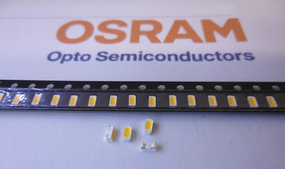 100 Stück / 100 pieces OSRAM DURIS E3 LED 5700K COOL WHITE LUW JNSH.PC 3014