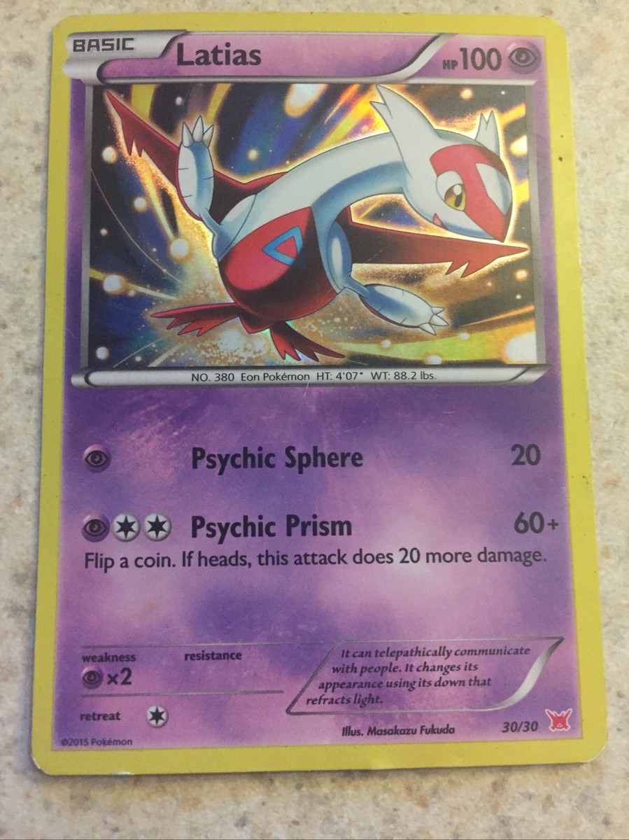 Latias Holo 30/30 XY Trainer Kit NM | eBay