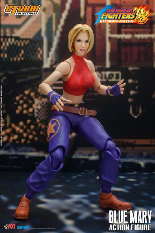 FEB229270 - STORM COLLECTIBLES KING OF FIGHTERS 98 BLUE MARY 1/12 AF (NE -  Previews World