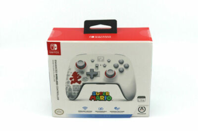PowerA Running Super Mario Wireless Controller for Nintendo Switch White