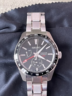 Seiko Presage Sharp Edge GMT SPB221 Mint Condition