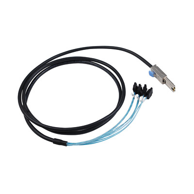 New Standard Mini-SAS SFF-8088 26P to 4 X SATA 7 Pin Cable for raid card 2M/3M