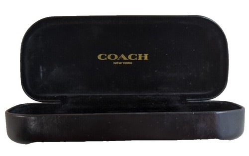 COACH Authentic Black Hard Side Clamshell Eyeglasses 