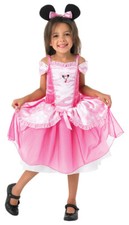 PRINZESSIN BALLERINA KOSTÜM MINNIE MAUS Kleid DISNEY mit Haarreif/Ohren Mäuschen