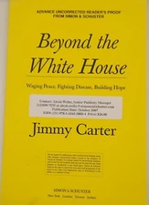 Jimmy Carter Beyond The White House Signed Uncorrected Proof First Edition
