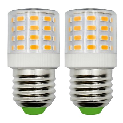 2pcs E27 E26 LED Bulb 110~265V 5W 48-5730 Refrigerator light Replace G45 Lamp H